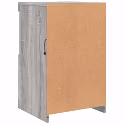 vidaXL Side Cabinet with LED Lights Storage Sideboard Cupboard Engineered Wood - grey sonoma, 1 pcs - Additional view 8