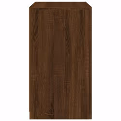 vidaXL Side Cabinet with LED Lights Storage Sideboard Cupboard Engineered Wood - brown oak, 1 pcs - Additional view 7