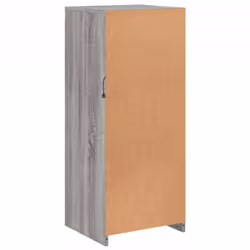 vidaXL Sideboard with LED Lights Cupboard Highboard Side Cabinet Grey Sonoma - grey sonoma - Additional view 8