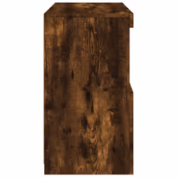 vidaXL Sideboard with LED Lights Cupboard Highboard Storage Buffet Cabinet - smoked oak - Additional view 7