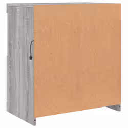 vidaXL Sideboard with LED Lights Cupboard Highboard Storage Buffet Cabinet - grey sonoma - Additional view 8