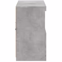vidaXL Sideboard with LED Lights Cupboard Highboard Storage Buffet Cabinet - concrete grey - Additional view 7