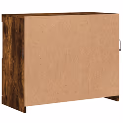 vidaXL Sideboard with LED Lights Cupboard Highboard Storage Buffet Cabinet - smoked oak - Additional view 8