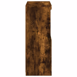 vidaXL Sideboard with LED Lights Cupboard Highboard Storage Buffet Cabinet - smoked oak - Additional view 7