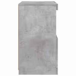 vidaXL Sideboard with LED Lights Cupboard Highboard Storage Buffet Cabinet - concrete grey - Additional view 7