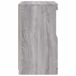 vidaXL Sideboard with LED Lights Cupboard Highboard Storage Buffet Cabinet - grey sonoma - Additional view 7