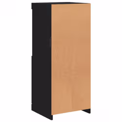 vidaXL Sideboard with LED Lights Cupboard Highboard Storage Cabinet Sonoma Oak - black - Additional view 8