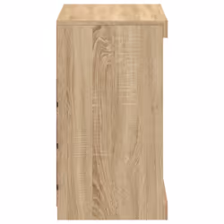 vidaXL Sideboard with LED Lights Cupboard Highboard Storage Cabinet Sonoma Oak - Additional view 6