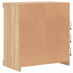 vidaXL Sideboard with LED Lights Cupboard Highboard Storage Cabinet Sonoma Oak - Additional view 7