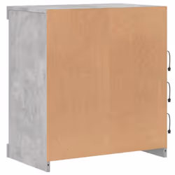 vidaXL Sideboard with LED Lights Cupboard Highboard Side Cabinet Concrete Grey - Additional view 7