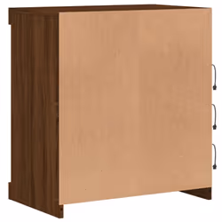 vidaXL Sideboard with LED Lights Cupboard Highboard Storage Cabinet Brown Oak - Additional view 7