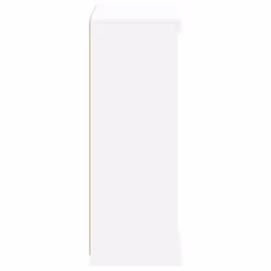 vidaXL Sideboard with LED Lights Cupboard Highboard Side Cabinet Concrete Grey - white - Additional view 6
