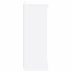 vidaXL Sideboard with LED Lights Cupboard Highboard Storage Cabinet White - Additional view 6