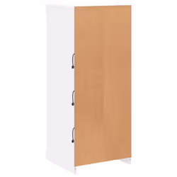 vidaXL Sideboard with LED Lights Cupboard Highboard Storage Cabinet White - Additional view 7