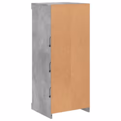 vidaXL Sideboard with LED Lights Cupboard Highboard Side Cabinet Concrete Grey - Additional view 7
