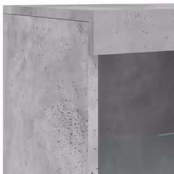 vidaXL Sideboard with LED Lights Cupboard Highboard Side Cabinet Concrete Grey - Additional view 8