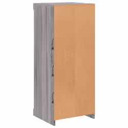 vidaXL Sideboard with LED Lights Cupboard Highboard Side Cabinet Grey Sonoma - Additional view 7