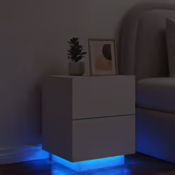 VidaXL 836735 nightstand/bedside table White