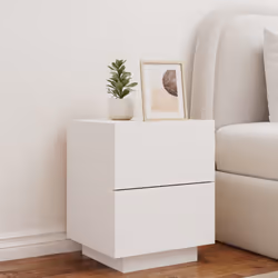VidaXL 836735 nightstand/bedside table White