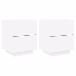 VidaXL 836736, White, Wood, 450 mm, 400 mm, 550 mm, 2 pc(s)