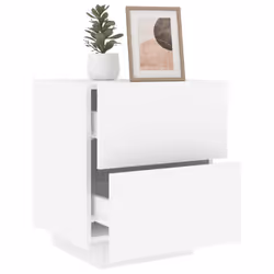VidaXL 836736 nightstand/bedside table White - Additional view 4