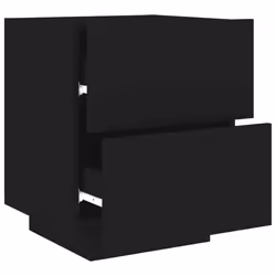 VidaXL 836737 nightstand/bedside table Black - Additional view 5
