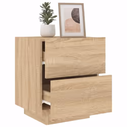 VidaXL 836739 nightstand/bedside table Oak - Additional view 4