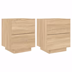 VidaXL 836740, Oak, Wood, 450 mm, 400 mm, 550 mm, 2 pc(s)