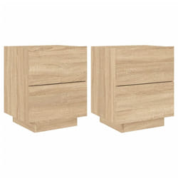 VidaXL 836740 nightstand/bedside table Oak
