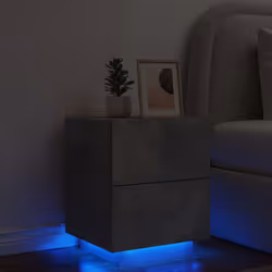 VidaXL 836741 nightstand/bedside table Concrete colour