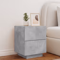 VidaXL 836741 nightstand/bedside table Concrete colour - Additional view 4