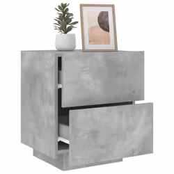 VidaXL 836741 nightstand/bedside table Concrete colour - Additional view 5