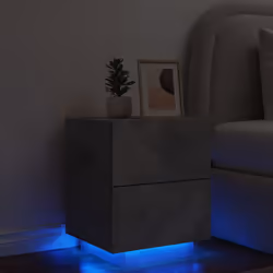 VidaXL 836742 nightstand/bedside table Concrete colour