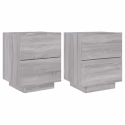 VidaXL 836746, Oak, Wood, 450 mm, 400 mm, 550 mm, 2 pc(s)