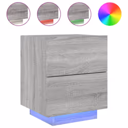 VidaXL 836746 nightstand/bedside table Oak - Additional view 5