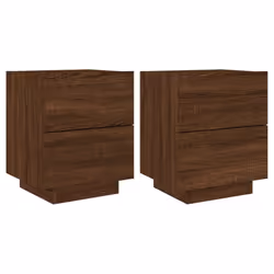 VidaXL 836748, Oak, Wood, 450 mm, 400 mm, 550 mm, 2 pc(s)