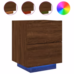 VidaXL 836748 nightstand/bedside table Oak - Additional view 4