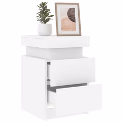 VidaXL 836749 nightstand/bedside table White - Additional view 5