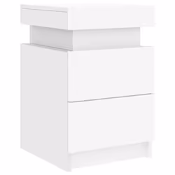 VidaXL 836750 nightstand/bedside table White - Additional view 6