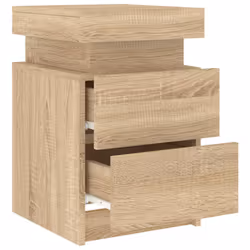 VidaXL 836753 nightstand/bedside table Oak - Additional view 7
