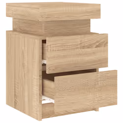 VidaXL 836754 nightstand/bedside table Oak - Additional view 8