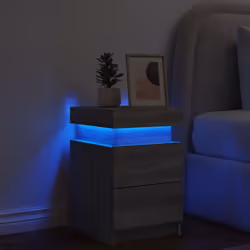 VidaXL 836760 nightstand/bedside table Oak - Additional view 4