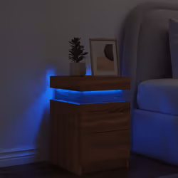 VidaXL 836761 nightstand/bedside table Oak - Additional view 4