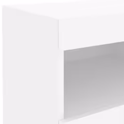 vidaXL Bedside Cabinet with LED Lights Nightstand Bed Side Table Sonoma Oak - white, 1 pcs - Additional view 10