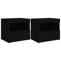 VidaXL 836765 nightstand/bedside table Black
