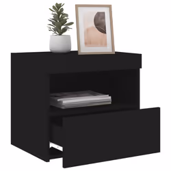 VidaXL 836766 nightstand/bedside table Black - Additional view 5
