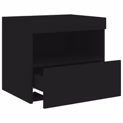 VidaXL 836766 nightstand/bedside table Black - Additional view 8
