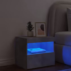 VidaXL 836769 nightstand/bedside table Concrete colour - Additional view 4