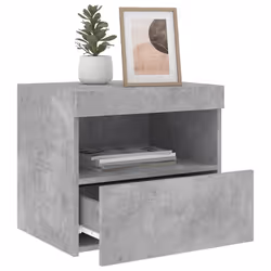 VidaXL 836769 nightstand/bedside table Concrete colour - Additional view 5