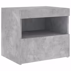 VidaXL 836769 nightstand/bedside table Concrete colour - Additional view 6